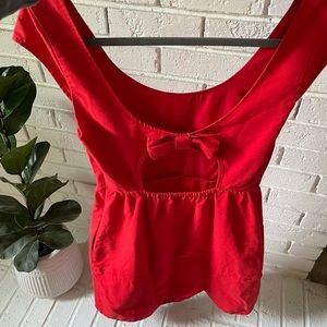 American Eagle size 0 Red Party dress